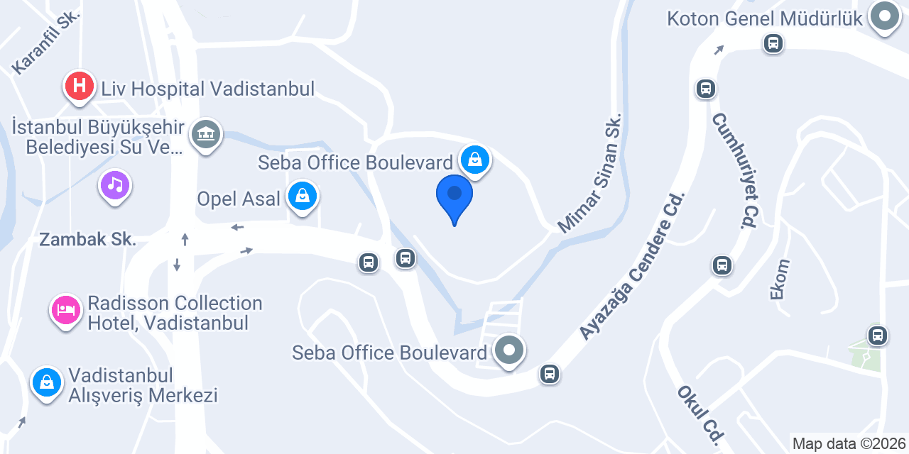 Yapı Stüdyo Mimarlık İnşaat konumu