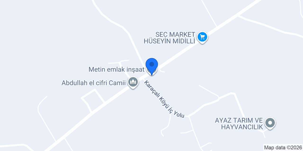 Metin emlak inşaat konumu