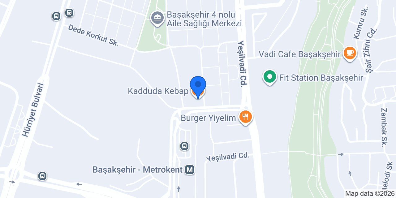 Kadduda Kebap konumu