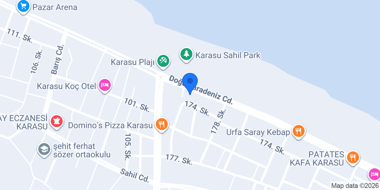 Karasu Antep Sofrası konumu