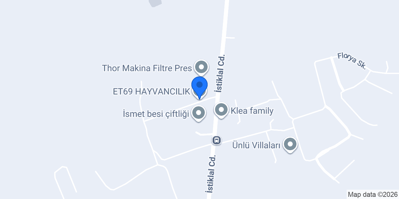 ET69 HAYVANCILIK konumu