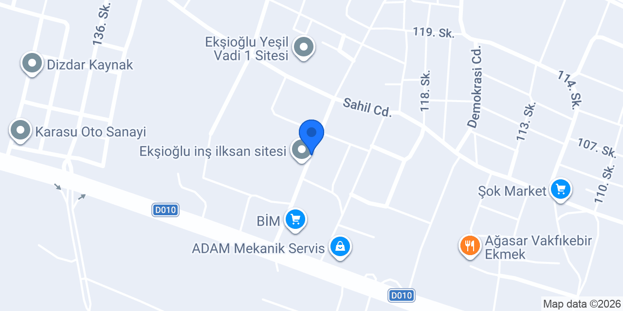 Karasu Yalı Meşhur Bafra Dondurması - Bafiros konumu