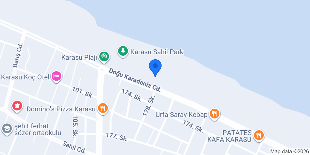 Limon Beach konumu