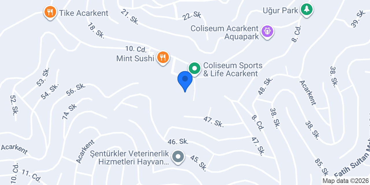 Teber Mimarlık konumu