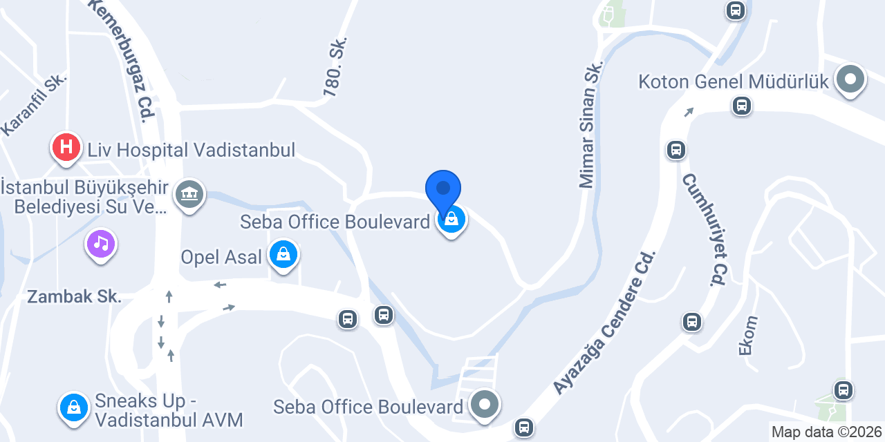 Corpus SPA Seba Office Boulevard konumu
