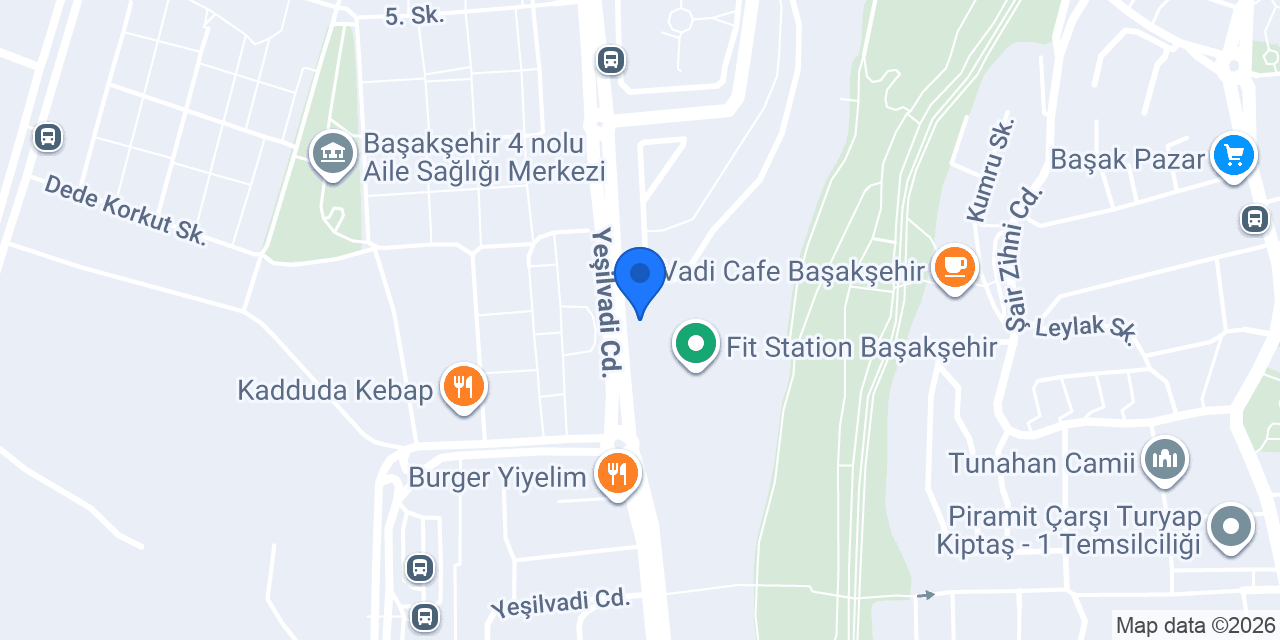 Başakşehir Terzi Özkan Kuru temizleme konumu