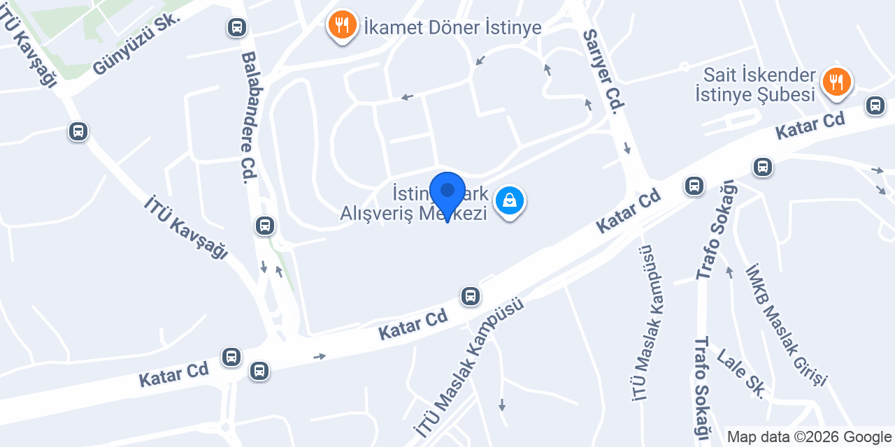 Vakko L'Atelier İstinyepark konumu