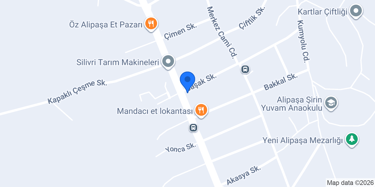 Mandacı Et Ürünleri konumu