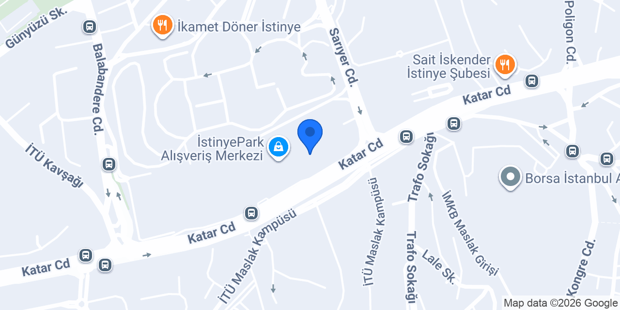 İSTİNYE PARK ECZANE konumu