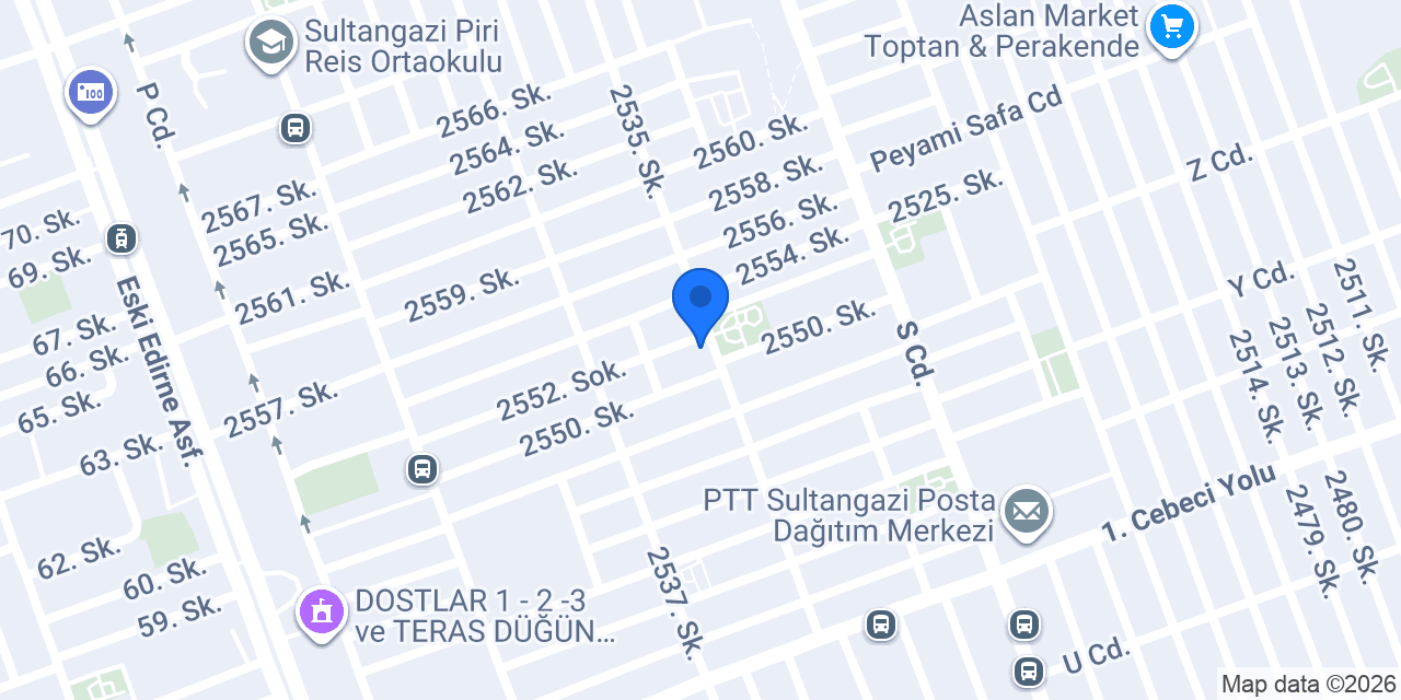 Gençlik Terzi konumu