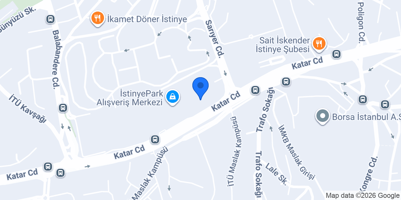 240 Derece İstinye konumu