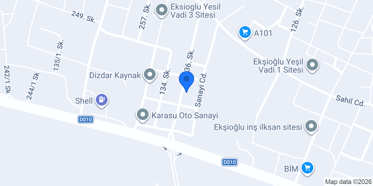 Yaman Dizel Otomotiv konumu