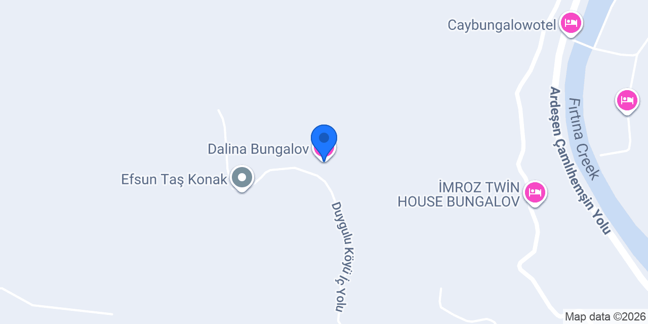 Dalina Bungalov konumu
