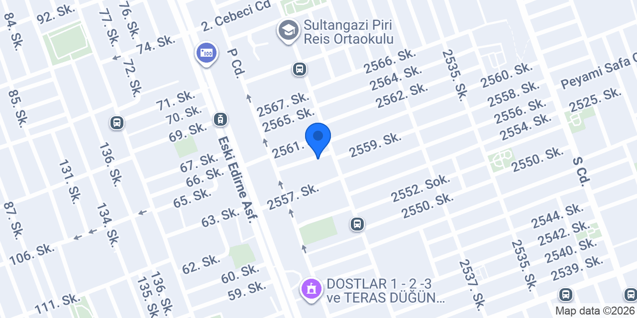 Butik Terzi Nurten konumu