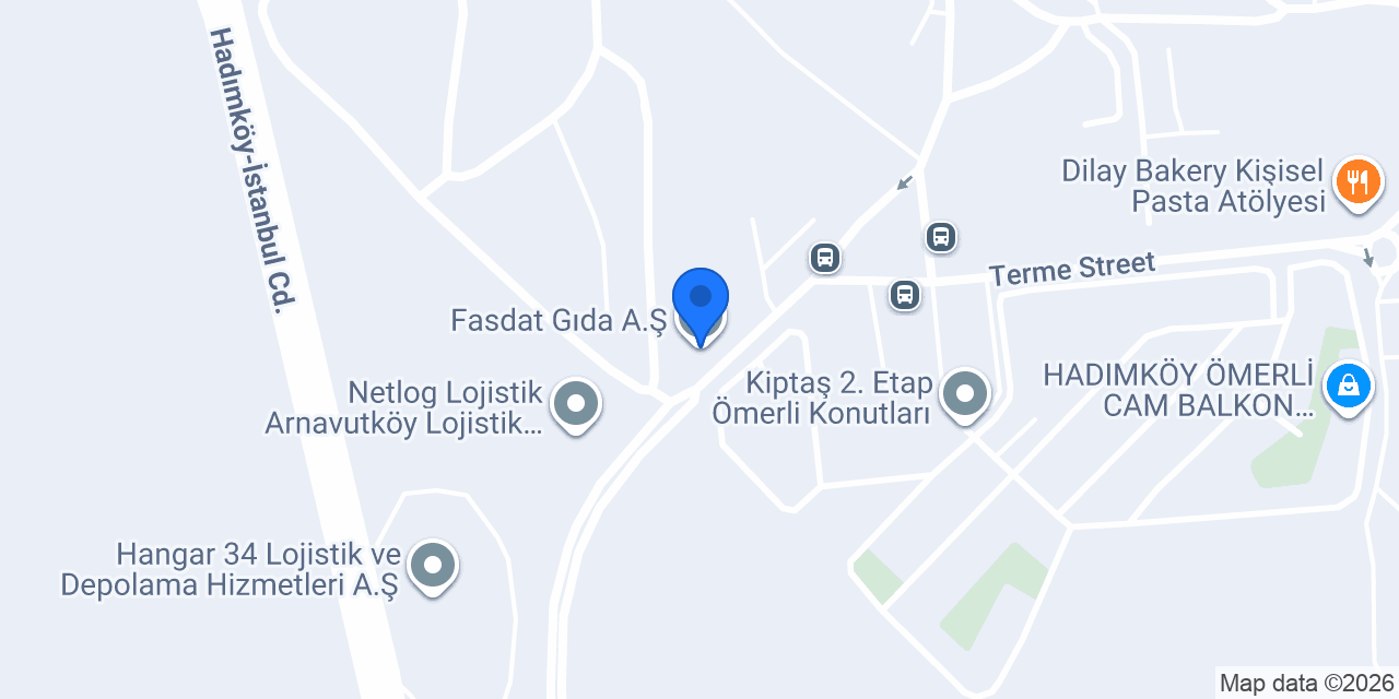Fasdat Gıda A.Ş. konumu