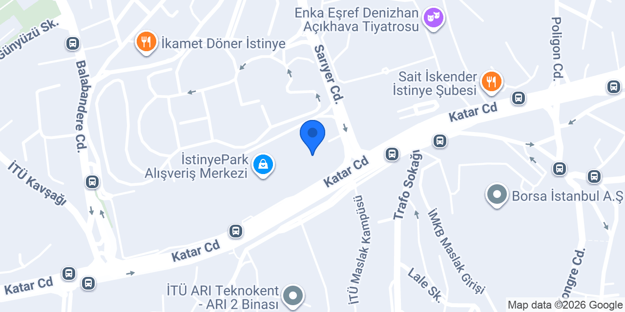 Yediden İstinyepark konumu