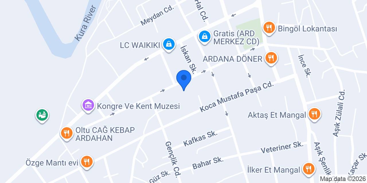 Ardahan Lihkab konumu