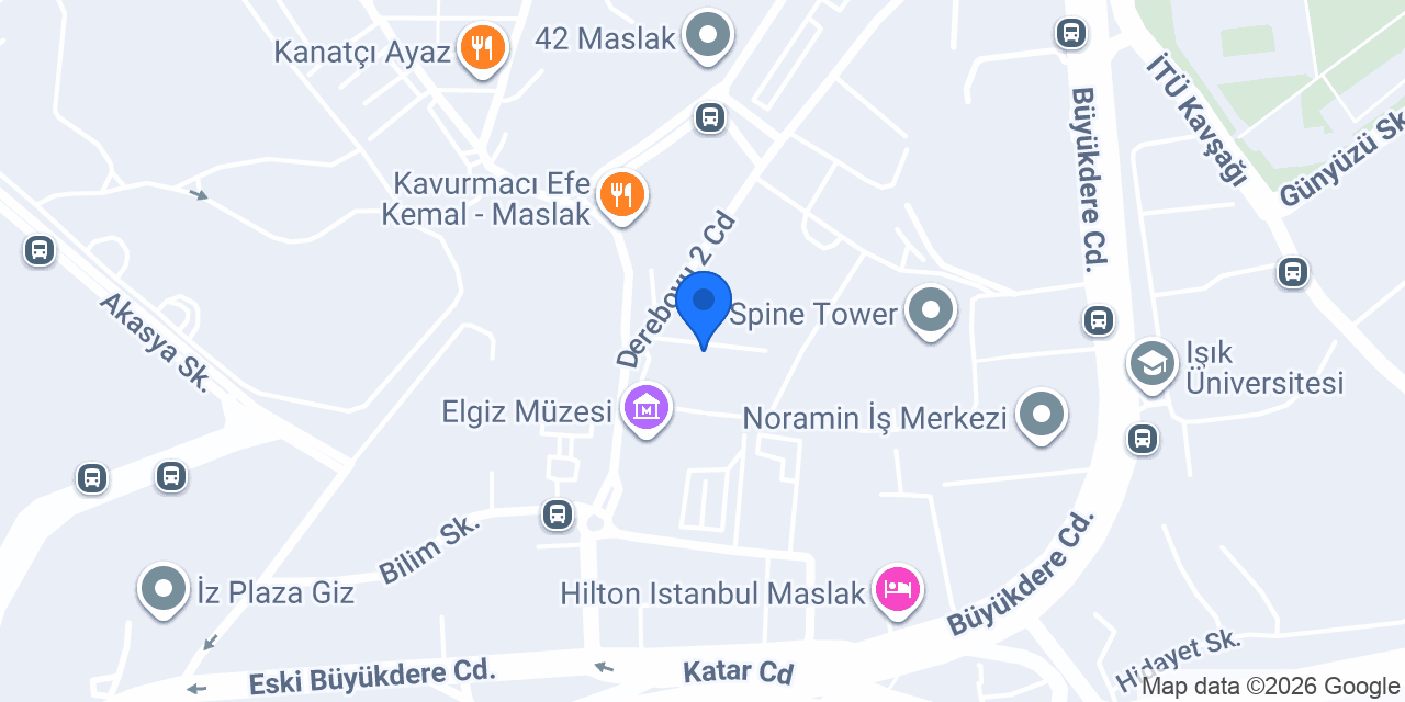 Paket Mutfak Maslak konumu