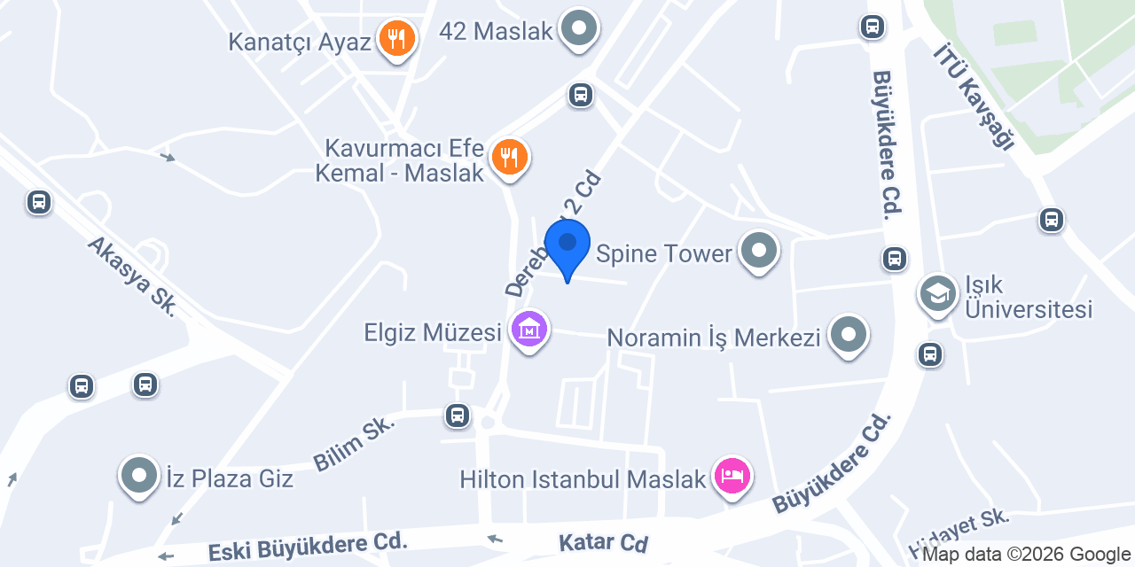 Maslak Çilingir Anahtarcı konumu