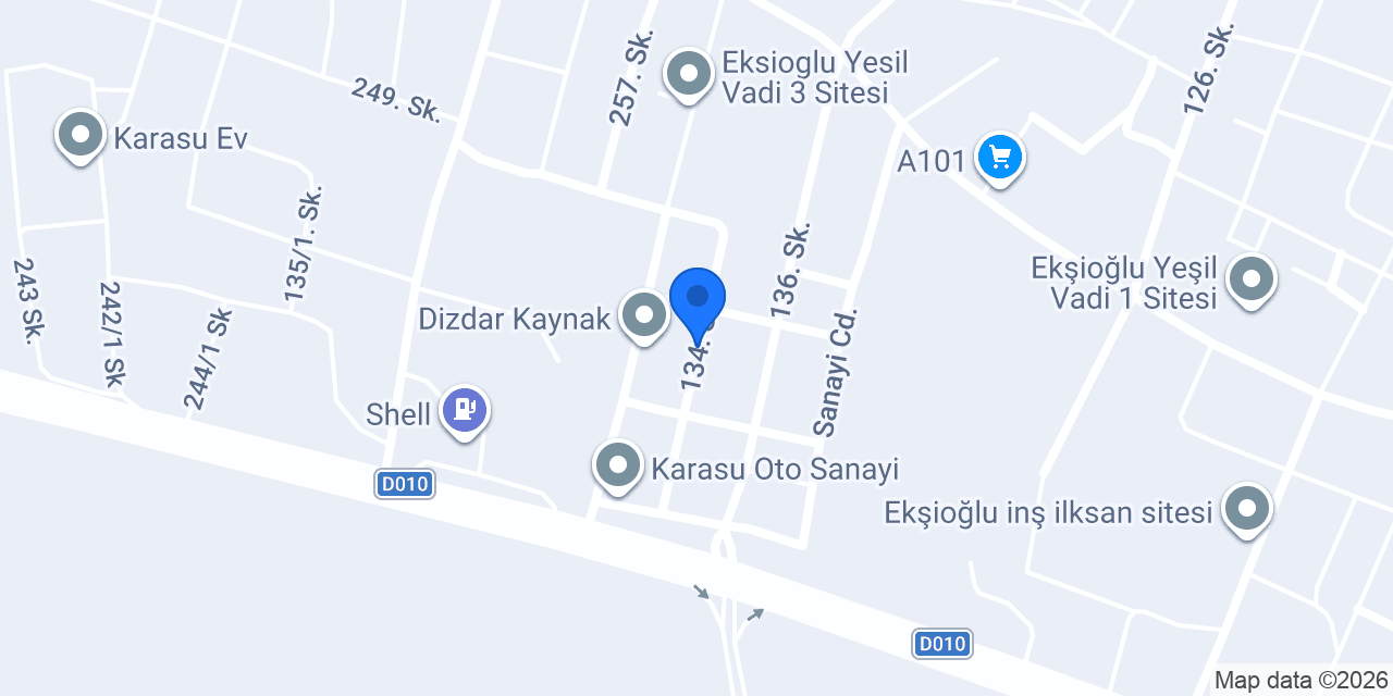Karasu SAĞIROĞLU oto servis konumu