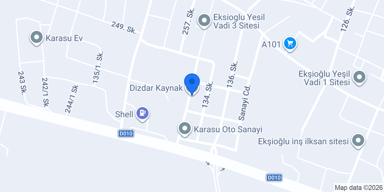 Dizdar Kaynak konumu