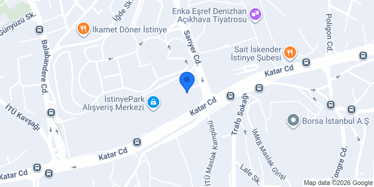 NU İstinyepark konumu