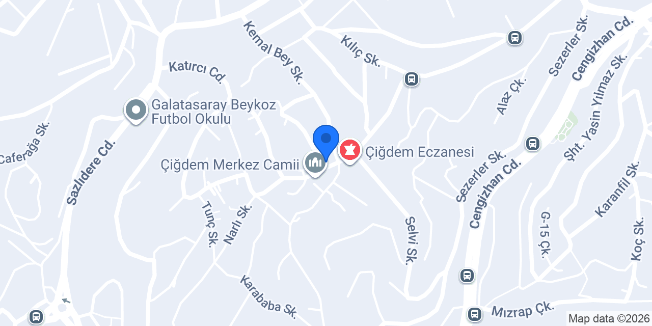 Şark Halı Mobilya konumu