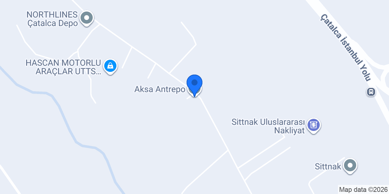 Aksa Antrepo konumu