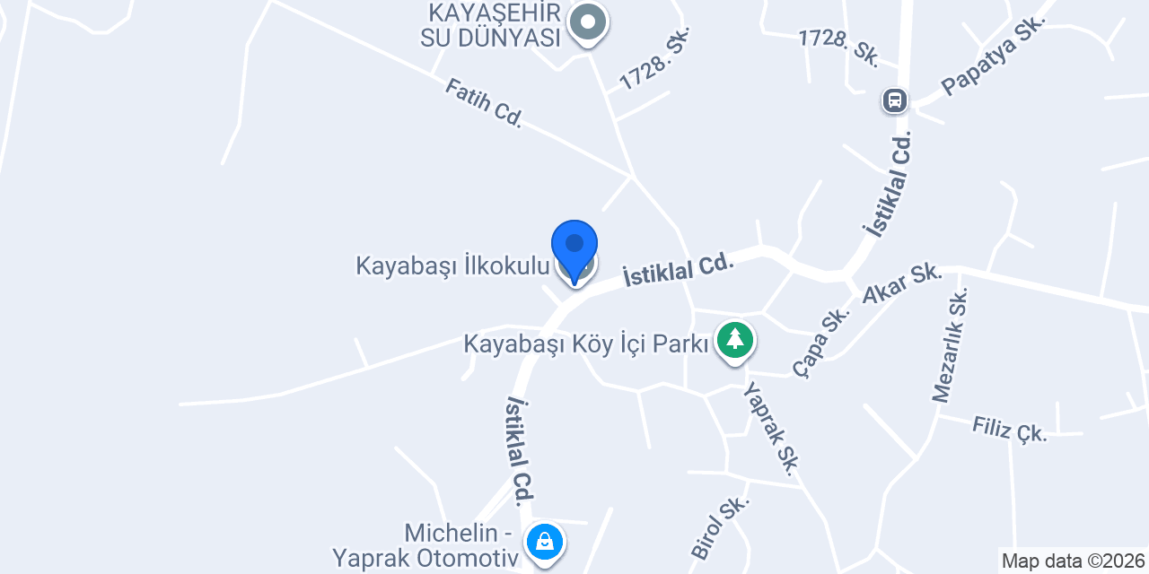 Kayabaşı İlkokulu konumu