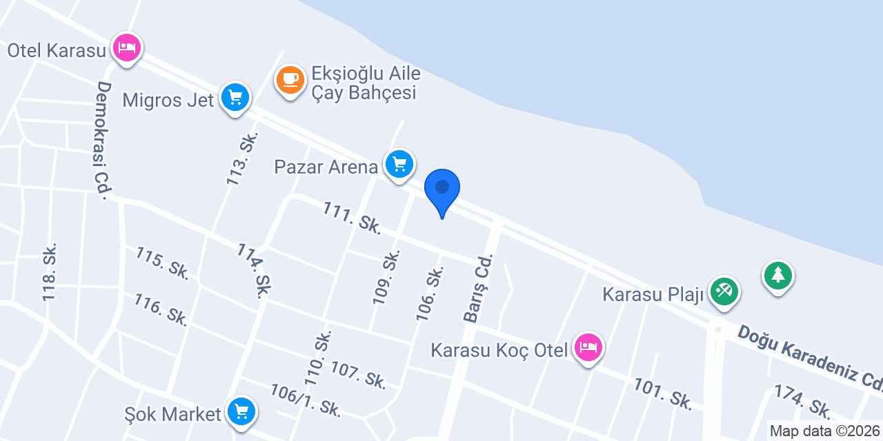 Dülger Pansiyon konumu