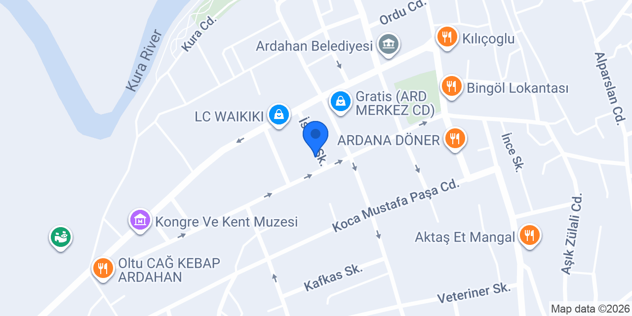 Asya-vet veteriner kliniği konumu