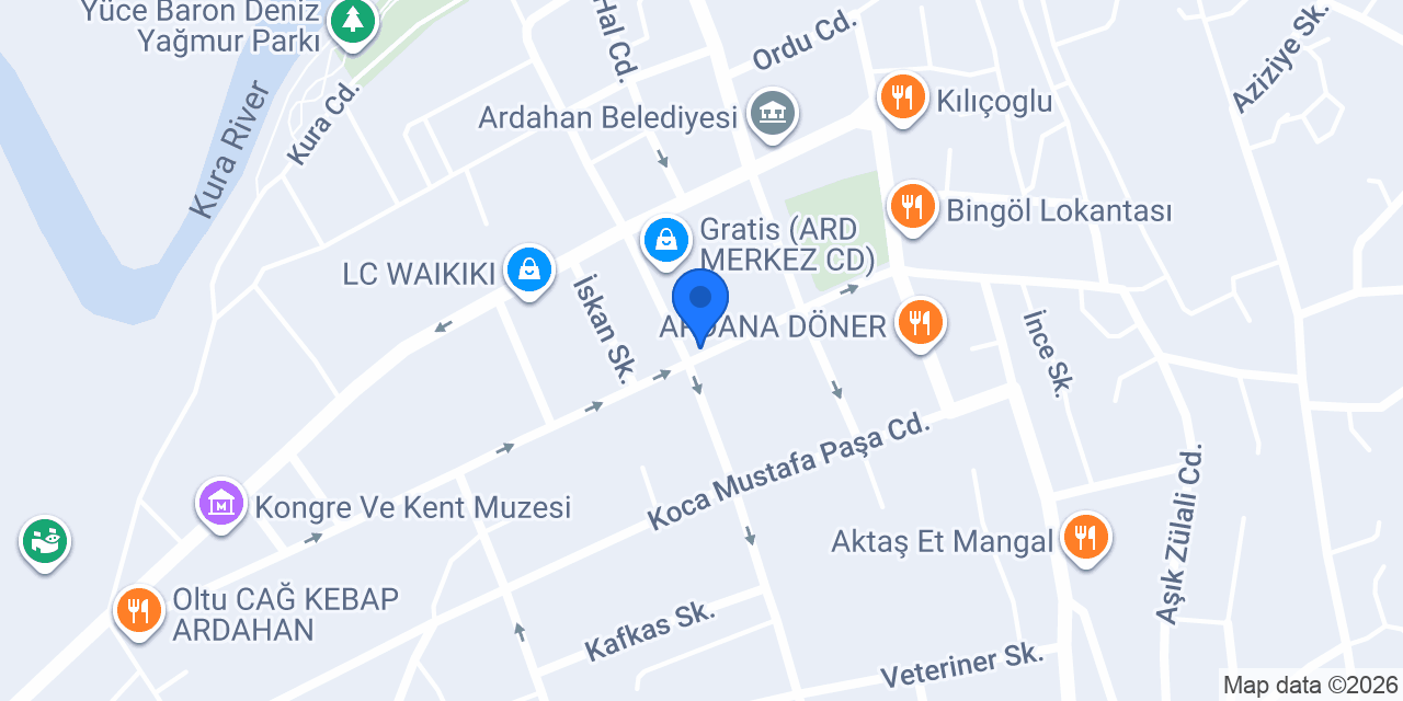 Avukat Boran GEDİKOĞLU konumu
