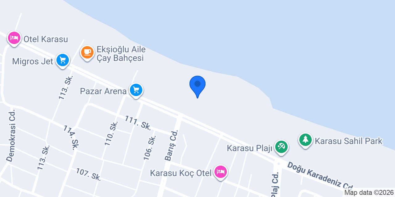 Hamarat Free Beach konumu
