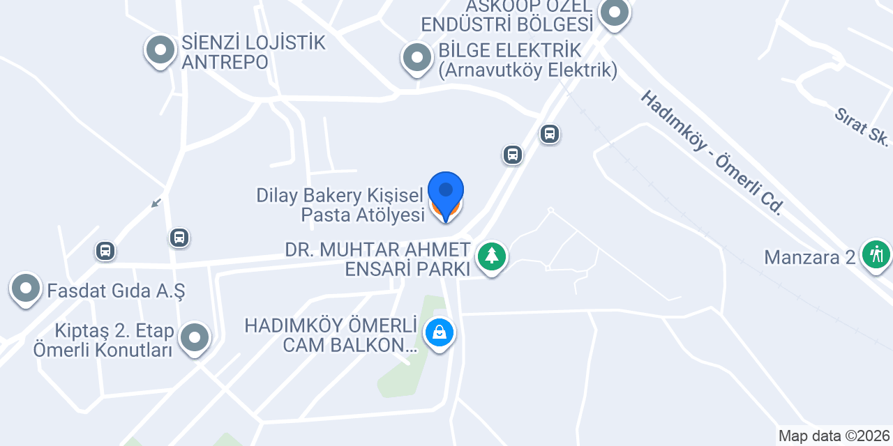 Dilay Bakery Kişisel Pasta Atölyesi konumu