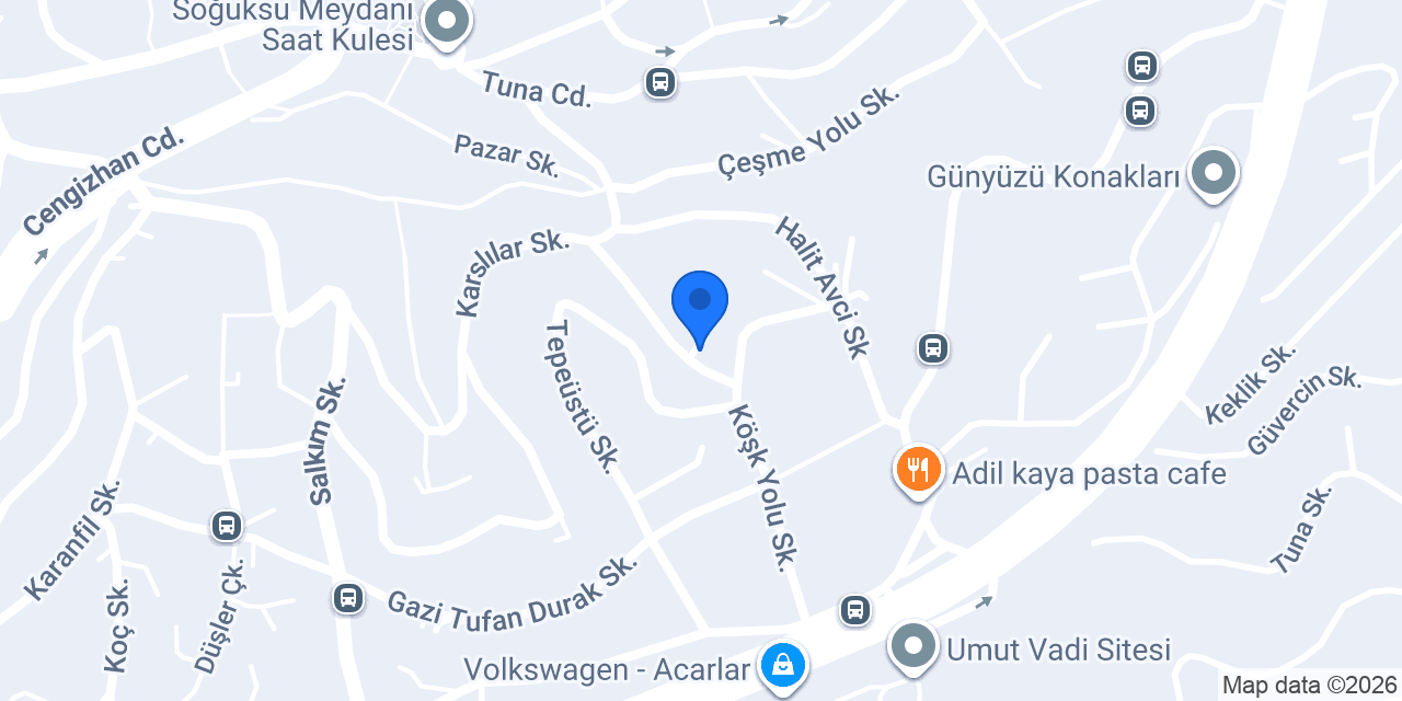 Beykoz Vadi Konakları konumu