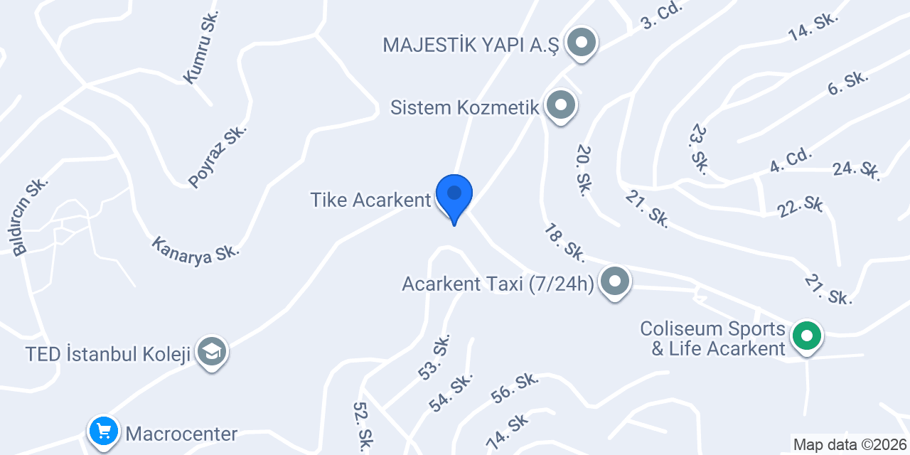 Elmas Akademi konumu