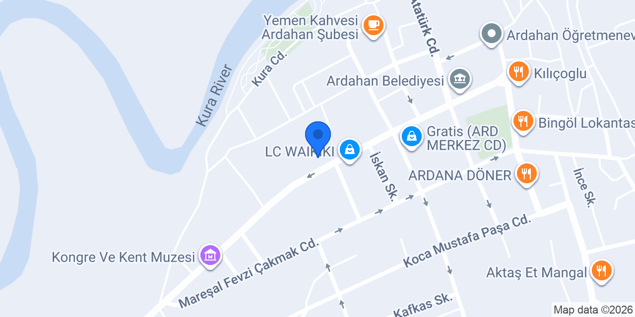 Doyuran Döner Ardahan konumu