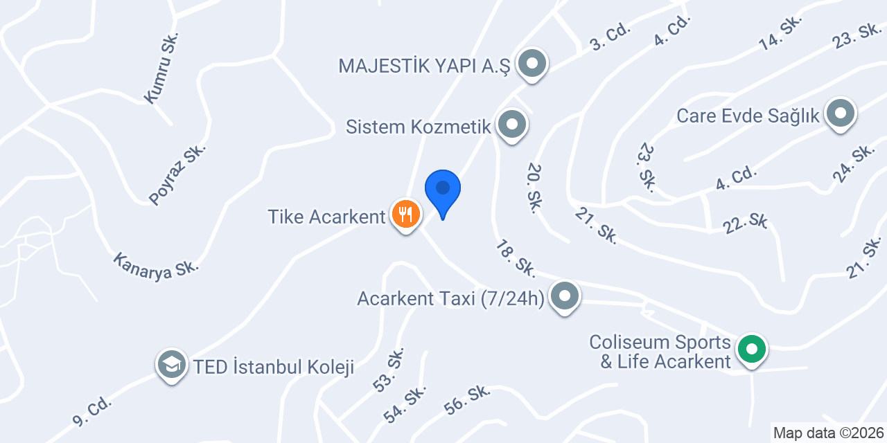 Ercan Saatçi Akademi konumu