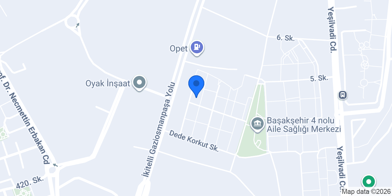 GMD DOĞALGAZ & MÜHENDİSLİK BAŞAKŞEHİR konumu