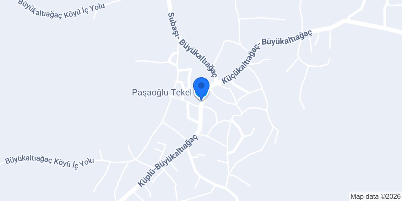 Paşaoğlu Tekel konumu