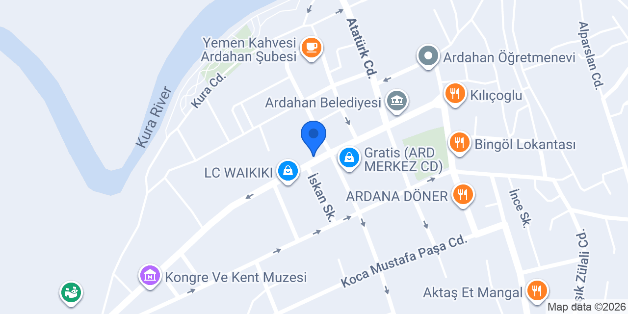 Mirbey İnşaat | ARDAHAN konumu