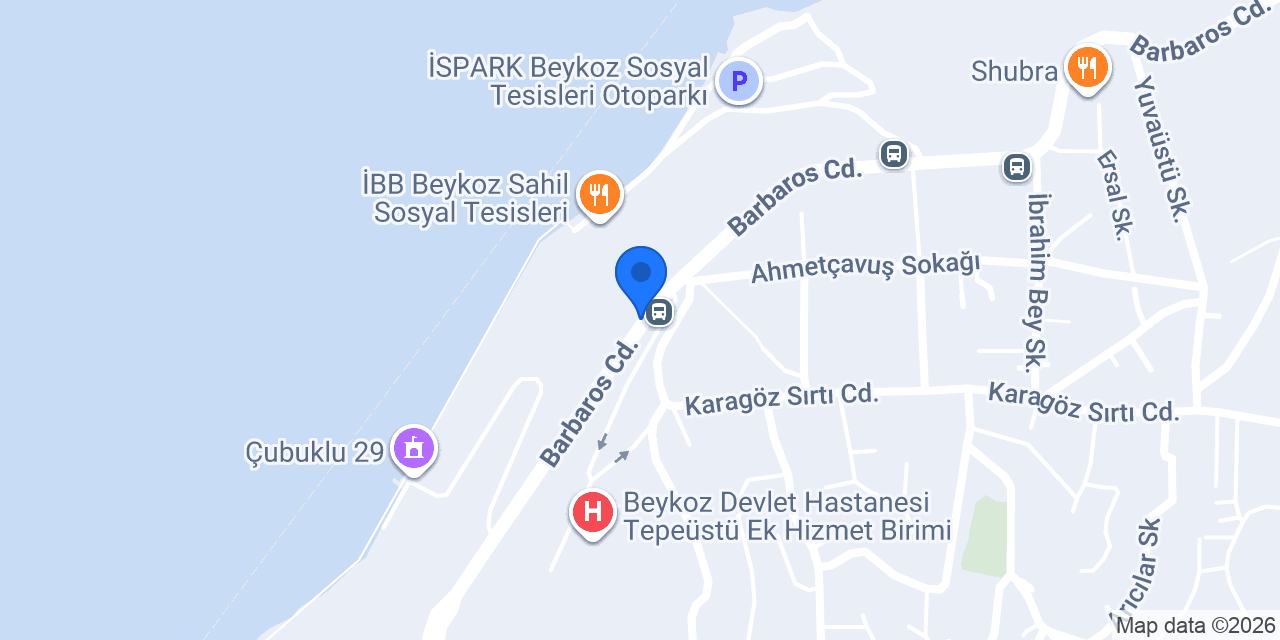 Beikos Meyhane konumu