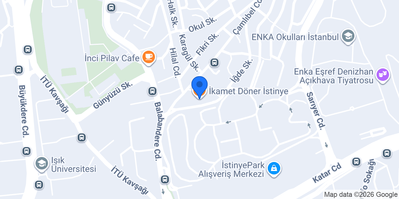 İkamet Döner İstinye konumu