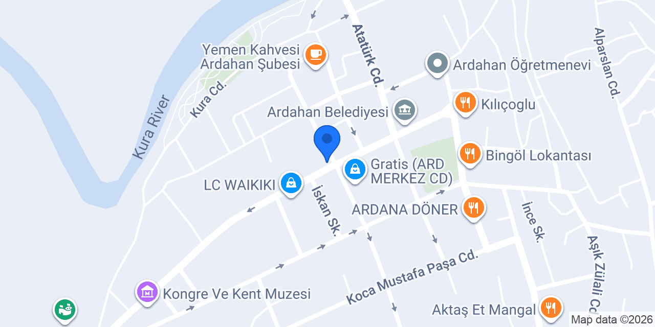 Mavi Eczanesi konumu