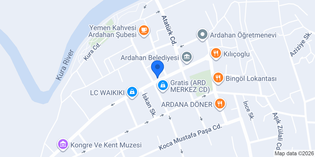 Esaslı Kitabevi konumu