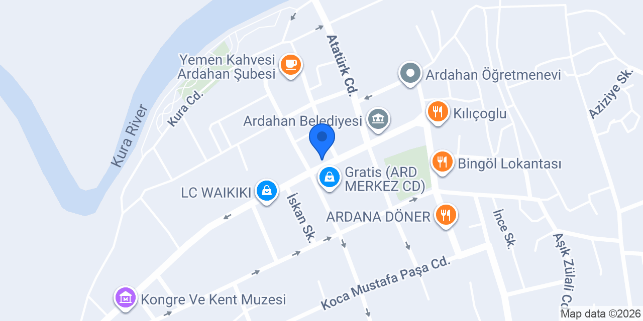 Antep Pide ve Lahmacun Ardahan konumu