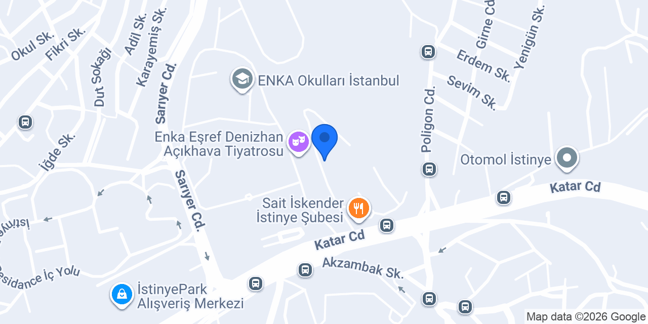 İSTİNYE WEDDİNG HOUSE konumu