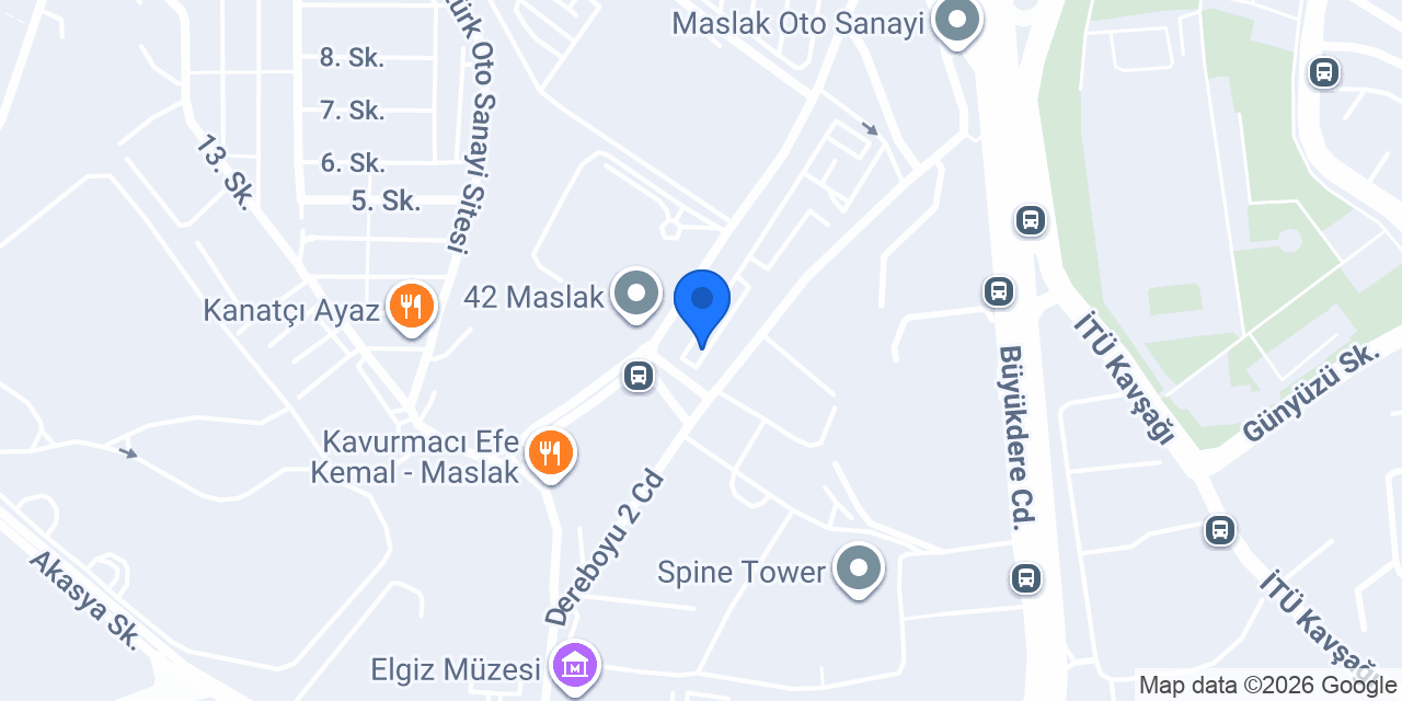 Maslak Studios konumu