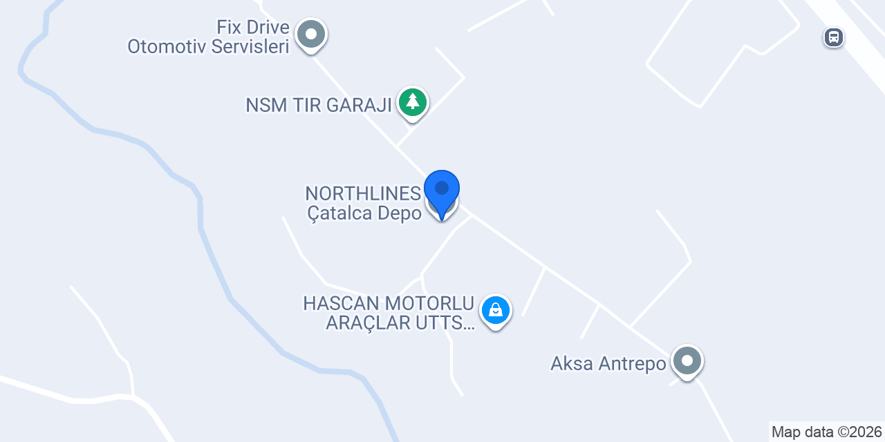 NORTHLINES Çatalca Depo konumu