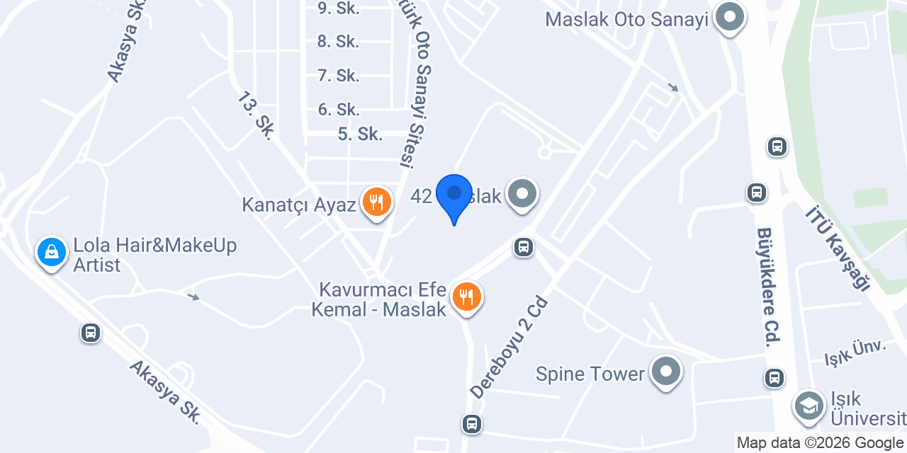 NT Bilgi Teknolojileri A.Ş. konumu